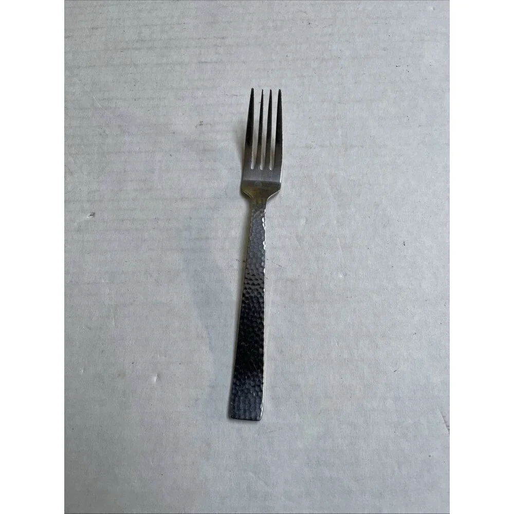 Salad Fork Godinger CASTELLO Hammered Stainless Steel Replacement